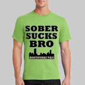 Tall Sober Sucks Bro Skyline Series T-Shirt